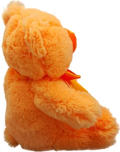 Vista 3 de Anico Oso de peluche naranja de 8 pulgadas, bonito oso de peluche, animal de peluche suave, perfecto para niños, cumpleaños, vacaciones y mucho más