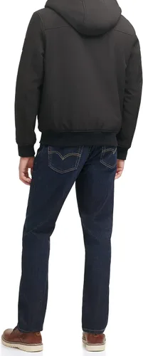 Vista 5 de Chaqueta para Hombre de Levi's, Bomber con Capucha y Forro de Sherpa Suave