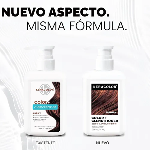 Vista 2 de Keracolor Color + Clenditioner, Semi-Permanent Hair Color, 23 Shades Caoba