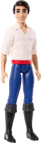 Vista 7 de Mattel Disney Princess Toys, Prince Eric Posable Muñeca de moda con traje exclusivo, inspirado en la película de La Sirenita