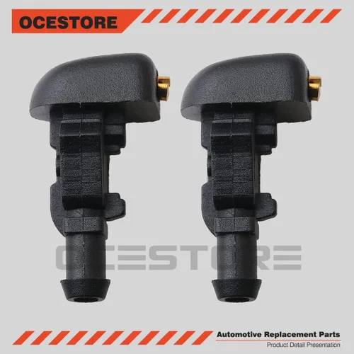 Vista 4 de OCESTORE Kit de 2 boquillas de limpiaparabrisas delantero 3W7Z-17603-AA compatibles con F 150 E 150 E 250 E 350 Flex Taurus Freestyle Expedition
