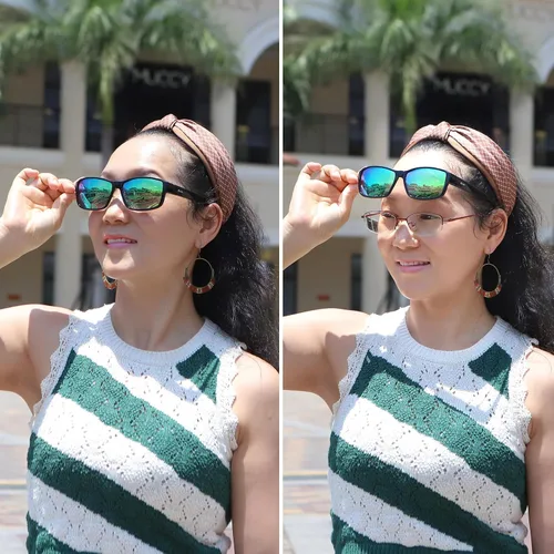 Vista 2 de yodo Gafas de sol ajustadas con lentes polarizadas para hombres y mujeres