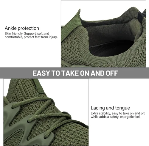 Vista 6 de Pujcs Zapatos para Mujeres Zapatos de Tenis Ligeros Zapatos de Gimnasio Antideslizantes para Entrenamiento Zapatos de Malla Transpirable