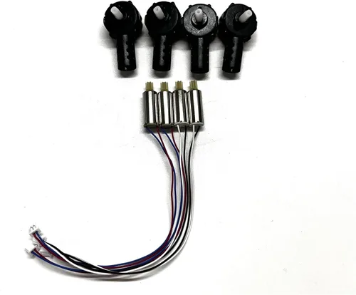 Vista 8 de Ajuste para E88 S89 P5-Pro RC Drone Accesorios Motores Shell Motor Case Engranajes Kit de piezas de repuesto (borgoña)