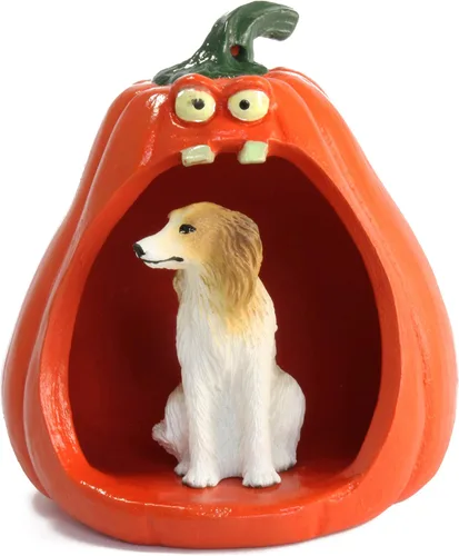 Vista 129 de Conversation Concepts Figura de Corgi galés de Halloween y calabaza Welsh Corgi Pembroke