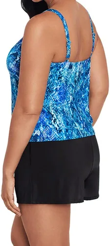 Vista 4 de Trimshaper Traje de baño de una pieza para mujer Water Lily Farrah Romper Copa suave