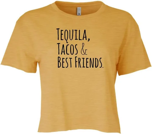 Vista 26 de Women's Screen Printed Crop Tee, Shirts With Sayings