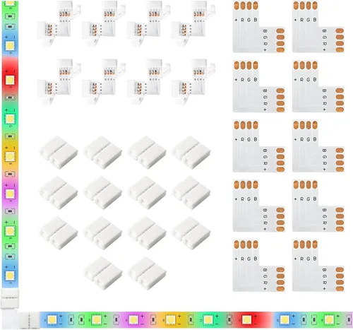 Vista 14 de JACKYLED Conectores de tira LED de 2 pines de 0.394 in para tiras de luces