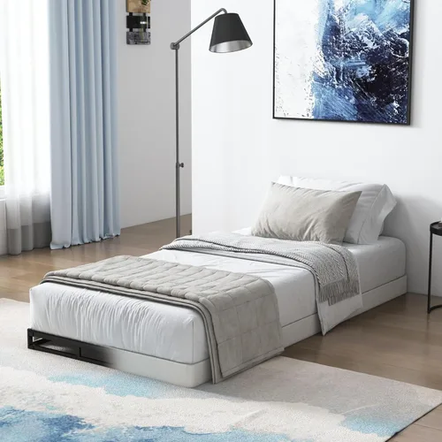 Vista 7 de Vehowy - Somier de perfil bajo de tamaño individual, somier de 7,6 cm (3,0 pulgadas) para cama individual, base de colchón resistente, base de cama