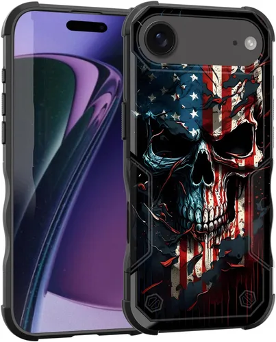 Vista 173 de Funda para iPhone Air, [doble capa] [protección contra caídas de grado militar de 10 pies] Funda resistente a prueba de golpes para iPhone Air