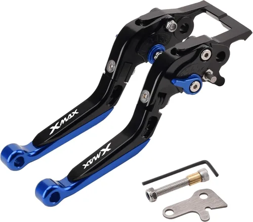 Vista 18 de Palanca de freno de embrague plegable ajustable para Xmax 125 250 300 400 XMAX250 XMAX300 2018 2023 (color : 7)