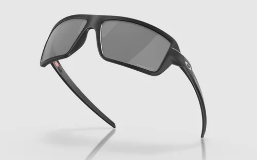 Vista 6 de Oakley Sliver anteojos de sol Negro Mate con Prizm negro Polarized Lens + Pegatina