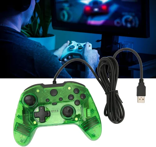 Vista 4 de Diyeeni Wired Controller for Xbox, RGB Game Controller with Dual Vibration, for Xbox One for Xbox One Slim for Xbox Series Slim for Xbox Series X