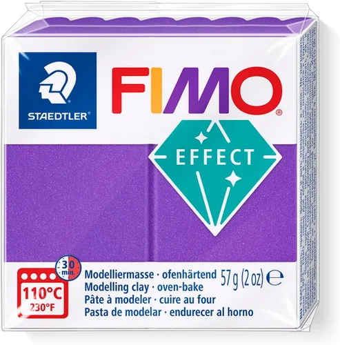 Vista 6 de FIMO - Arcilla para modelar horno de polímero suave, bloques de 2.01 oz, 6 unidades, colores metálicos