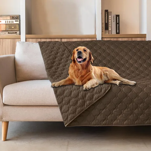 Vista 39 de gogobunny Manta para mascotas 3 veces más resistente, impermeable y a prueba de arañazos; protector de muebles reversible para perros y gatos, funda