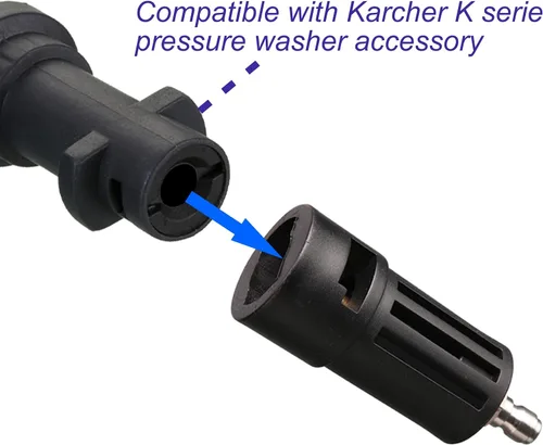 Vista 3 de M MINGLE - Adaptador para lavadora a presión, compatible con accesorio Karcher Compatible with Karcher K Series T Clip fittings, Converts T Clip
