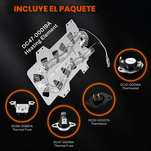 Vista 3 de Elemento calefactor DVE45R6100C/A3 DVE45R6100W/A3 DVE45R6100P/A3