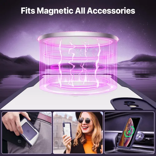 Vista 21 de CENHUFO Funda de privacidad para iPhone 11 Pro, funda de cuerpo completo con protector de pantalla de privacidad de vidrio templado 9H integrado