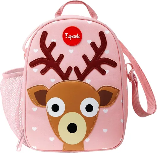 Vista 9 de 3 Sprouts Lonchera para niños – Fiambrera duradera para niños y niñas – Fiambrera para niños – Perfecta para guardería, escuela y viajes – Tela