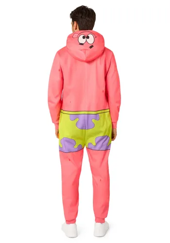 Vista 3 de Disfraz de Onesie Adulto Patrick de Bob Esponja Multicolor