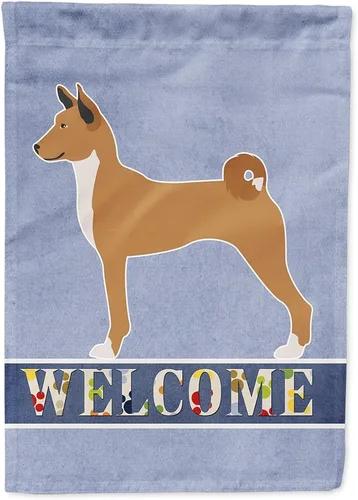 Vista 70 de Caroline's Treasures BB8334GF AIDI Bandera de jardín para perro de montaña del Atlas, bandera de buzón azul, bandera decorativa para patio exterior