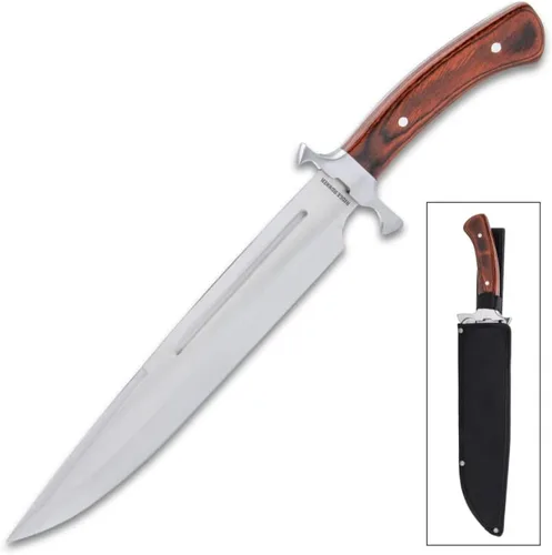 Vista 3 de RIDGE RUNNER Denali Ridge - Cuchillo y funda para palillo de dientes, acero inoxidable de espiga completa
