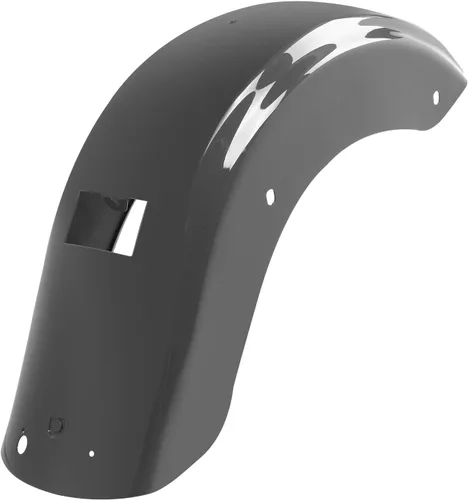 Vista 7 de Guardabarros trasero de mezclilla negro para Harley Touring Road Glide FLTRK FLHTK FLHT 2009-2023