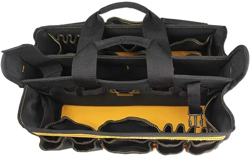 Vista 3 de MELOTOUGH Bandeja central de herramientas de 17 pulgadas con correa para el hombro y bolsa de múltiples herramientas, bolsa de herramientas pequeña