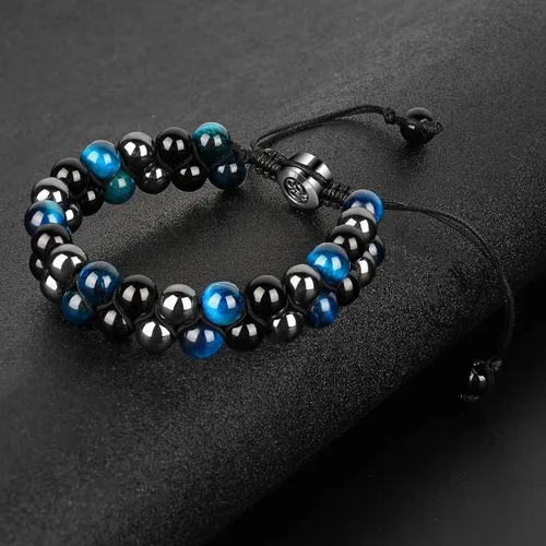 Vista 28 de Triple Protection Bracelet, CARPDIM Evil Eye bracelet and Black Obsidian evil eye Beads Bracelet for Men Women Healing Bracelets Bring Good Luck