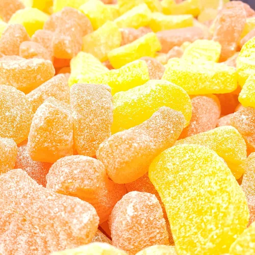 Vista 2 de Candy Retailer Caramelo de cuña naranja/limón rebanada 1 Lb