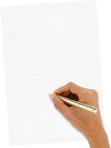 Vista 5 de Hallmark - Surtido de tarjetas de agradecimiento, lámina dorada sólida (24 notas de agradecimiento con sobres)