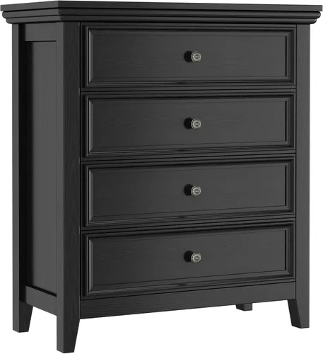 Vista 10 de BOSHIRO Cómoda de granja de 3 cajones para dormitorio - 31.5" de ancho 3 cajones de almacenamiento como mesita de noche o cómoda de pie