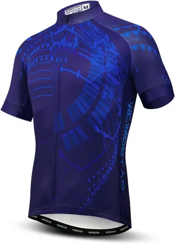 Vista 12 de Bike Jersey Hombres Ciclismo Jersey bicicleta superior transpirable ropa de verano America