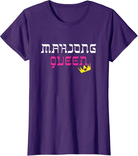 Vista 11 de Mahjong Queen Shirt: Mahjongg Mah-jong Chinese Jewish Game