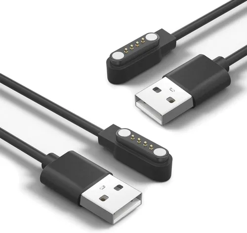Vista 2 de Gloryfit - Cargador de reloj inteligente, cable de carga USB magnético de 0.157 pulgadas para relojes inteligentes Gloryfit con certificación