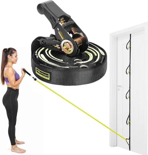Vista 10 de Manificent Door Anchor for Resistance Bands, Heavy Duty Padded Door Anchor System Door Hook, Must-Have Workout Exercise Bands Attachment Compatible