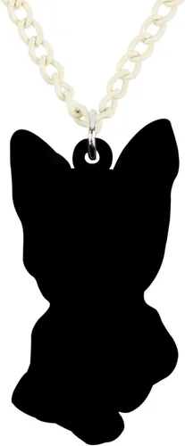 Vista 5 de DUOWEI Lindo collar de perro Yorkshire Terrier para mascotas, colección de colgantes de joyería para mujeres