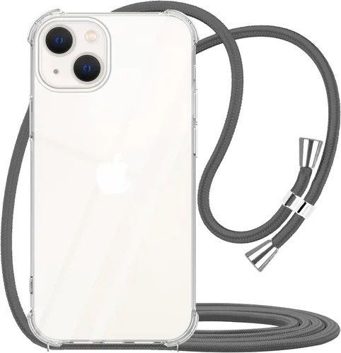 Vista 9 de Funda cruzada para iPhone SE 2/3, correa de cordón ajustable transparente para el cuello para mujer para iPhone 7/8, funda de teléfono TPU suave a