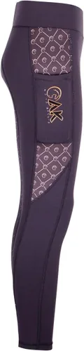 Vista 2 de AK AKRS 6057 - Mallas de equitación transpirables con agarre de silicona de asiento completo, color negro perla