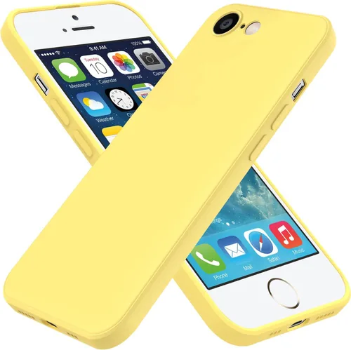 Vista 8 de Funda para iPhone SE de 3ª generación 2022, iPhone SE 2020, iPhone 7/8, funda de goma de gel de silicona líquida, funda protectora antideslizante