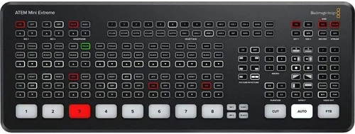 Vista 3 de Blackmagic Design ATEM Mini Extreme - Paquete de conmutador de transmisión en vivo HDMI con cable HDMI de 6 pies, cable Cat5e de 7 pies y paquete