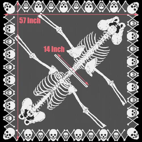 Vista 4 de Disfraz de esqueleto de Halloween para mujer capa de esqueleto de encaje con máscara de murciélago de mascarada disfraz de calavera de huesos
