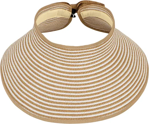Vista 51 de Simplicity - Sombrero con protección solar UV UPF 50 para mujer, convertible en visera para playa