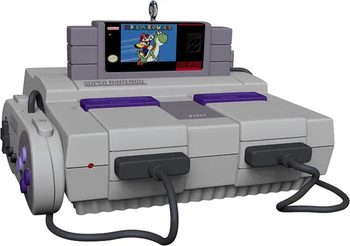 Vista 5 de Hallmark Keepsake Adorno de Navidad 2022, consola SEGA Genesis, luz y sonido y adorno de Navidad 2022, consola Nintendo Super NES, sonido y luz