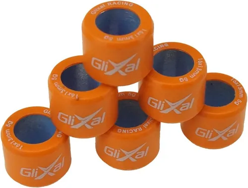 Vista 5 de Glixal ATKS-04010 juego de pesos para patines de alto rendimiento Racing Variador Rodillo 16x13mm 139QMB GY6 50cc - 100cc escúter, ciclomotor, todo