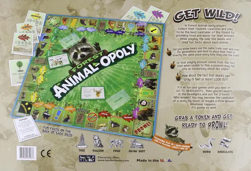 Vista 2 de Late for the Sky Bosque Animal-opoly