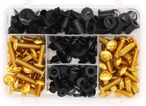 Vista 11 de Tornillos de carrocería para Kawasaki Z650 Z750 Z800 Z900 Z1000 Kit completo de pernos de carenado Clip de carenado Tornillos Tornillos Tornillos