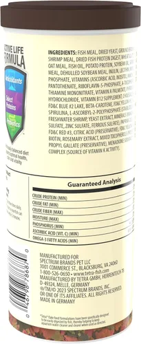 Vista 3 de Tetra Min Tropical Flakes Fish Food, 8.81 oz