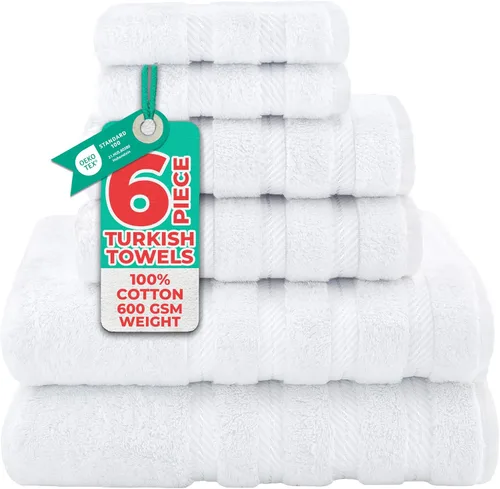 Vista 77 de American Soft Linen - Juego de toallas de 3 piezas, 1 toalla de baño, 1 toalla de mano y 1 toalla pequeña, 100% algodón turco para baño, juego