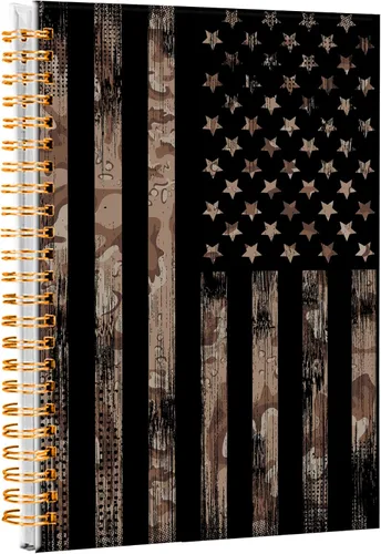 Vista 6 de iampanda Cuaderno de diario en espiral, encuadernación fuerte de doble alambre con papel de primera calidad para niñas y mujeres, 60 hojas A5 a